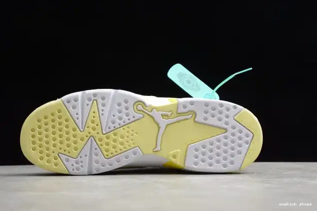 Rep Onekick Jordan (GS) 6 Dynamic Retro Floral Air 543390-800 Yellow 0329